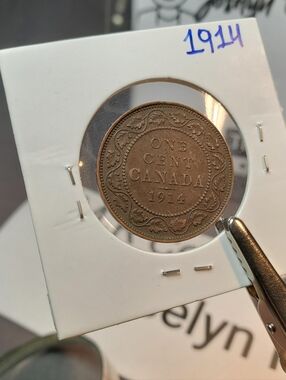 1914 canada Edward VII Large Cent KM# 21